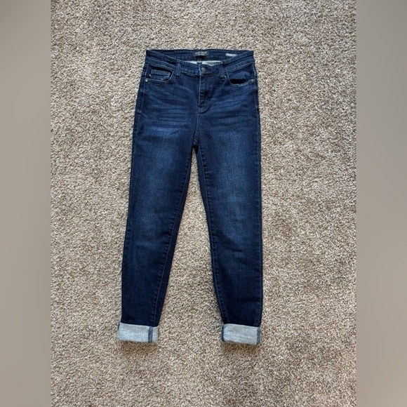 Judy Blue Aspen Skinny Fit High Rise Dark Wash Jeans JB82132DK Size 5/27 - Picture 4 of 14